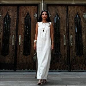 Hand made linen dress